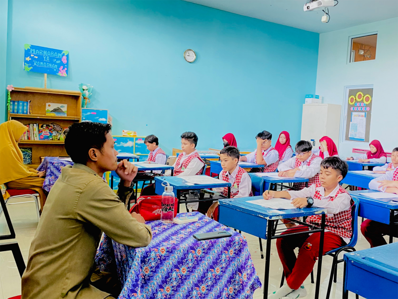 Murid SD Islam Bintang Cendekia Ikuti Ujian Sekolah Tahun 2023-2024