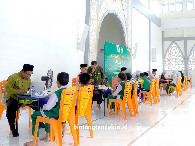 Murid Sekolah Islam Bintang Cendekia Ikuti Munaqasyah Tartil dan Tahfidzh Metode Ummi