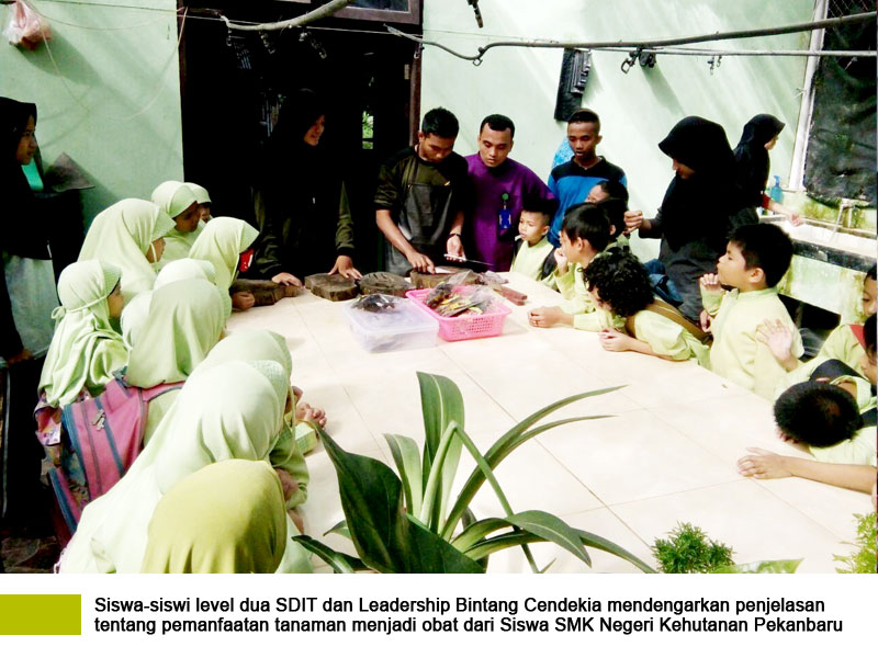 Belajar Menjaga Bumi, Siswa Bintang Cedekia Kunjungi SMKN Kehutanan